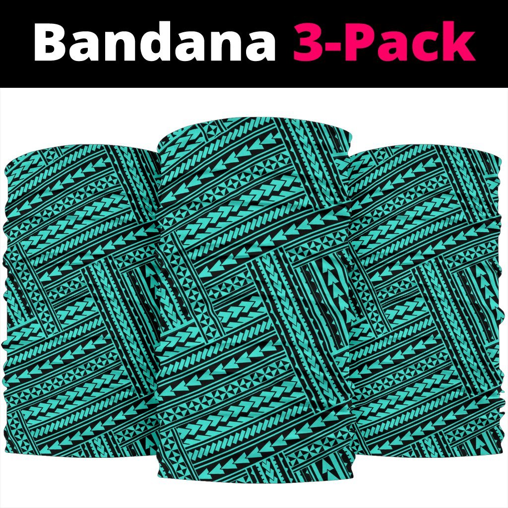 Polynesian Nation Turquoise Bandana 3 - Pack - Polynesian Pride