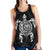 New Zealand Women Racerback Tank, Maori Turtle Tattoo Golf Shirts - White Black - Polynesian Pride