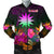 Nauru Personalised Men's Bomber Jacket - Summer Hibiscus Reggae - Polynesian Pride