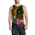 Chuuk Polynesian Men's Tank Top - Hibiscus and Banana Leaves - Polynesian Pride