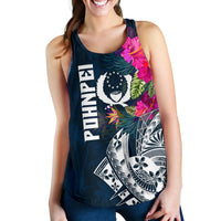 Pohnpei Women's Racerback Tank - Pohnpei Summer Vibes - Polynesian Pride