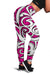 Polynesian Maori Ethnic Ornament Pink Hawaii Women's Leggings AH Pink - Polynesian Pride