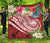 FSM Polynesian Premium Quilt - Summer Plumeria (Red) - Polynesian Pride