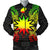 Nauru Polynesian Men's Bomber Jacket Map Reggae Reggae - Polynesian Pride
