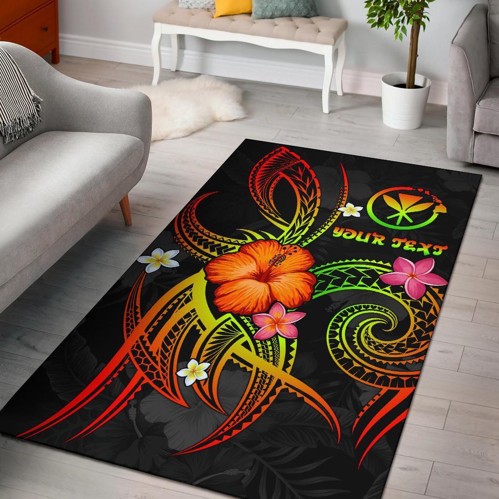 Polynesian Hawaii Personalised Area Rug - Legend of Kanaka Maoli (Reggae) Reggae - Polynesian Pride