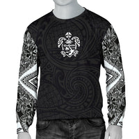Guam Sweater - Polynesian Turtle Unisex Black - Polynesian Pride