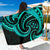 New Zealand Maori Mangopare Sarong Polynesian - Turquoise One Size 44 x 66 inches Turquoise - Polynesian Pride