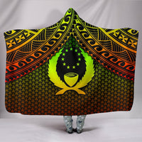 Polynesian Pohnpei Hooded Blanket - Reggae Vintage Polynesian Patterns Hooded Blanket Reggae - Polynesian Pride