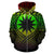 Nauru All Over Zip up Hoodie Lift up Reggae - Polynesian Pride
