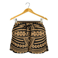 Polynesian Seamless Gold Women's Short - Polynesian Pride