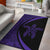 Hawaii Turtle Polynesian Area Rug Circle Style Purple - Polynesian Pride