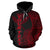 Hawaii Polynesian Custom Hoodie Coconut Red - Polynesian Pride