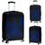 Hawaii Kakau Polynesian Turtle Map Luggage Covers - Blue Blue - Polynesian Pride