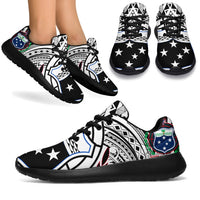 Samoa Sport Sneaker - Coat Of Arm Black - Polynesian Pride