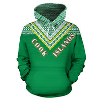 Cook Islands All Over Hoodie Polynesian Hoodie Style - Polynesian Pride