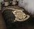 Tuvalu Polynesian Quilt Bed Set Golden Coconut - Polynesian Pride