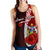 Solomon Islands Polynesian Women's Racerback Tank - Coat Of Arm With Hibiscus - Polynesian Pride