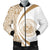 Hawaii Coat Of Arm Polynesian Men's Bomber Jacket - Circle Style 05 White - Polynesian Pride