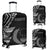 Pohnpei Luggage Covers - Micronesian Pattern Flash Black Black - Polynesian Pride