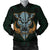 Hawaii Wild Boar Kamapua'a Men's Bomber Jacket - Green - Hawaiian Mythology Style Green - Polynesian Pride