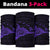 Polynesian Shaka Map Hawaii Bandana 3 - Pack - Purple - Polynesian Pride