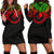 Yap Women Hoodie Dress - Yap Coat Of Arms Polynesian Reggae Color Reggae - Polynesian Pride