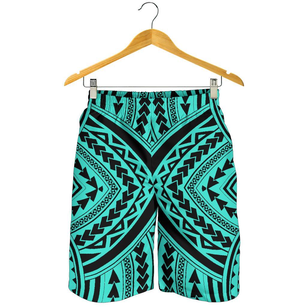 Polynesian Tradition Turquoise Men's Short - Polynesian Pride