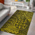 Hawaii Area Rug Polynesian Hawaiian Style Tribal Tattoo AH Rug Yellow - Polynesian Pride