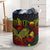 Tuvalu Laundry Basket - Polynesian Turtle Hibiscus Reggae Laundry Basket One Size Reggae - Polynesian Pride