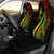 New Caledonia Car Seat Covers - Reggae Polynesian Tentacle Tribal Pattern Crest Universal Fit Reggae - Polynesian Pride