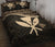 Kanaka Maoli Polynesian Quilt Bed Set Golden Coconut - Polynesian Pride