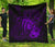 Hawaii Hibiscus Premium Quilt - Harold Turtle - Purple Purple - Polynesian Pride