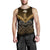 Maori Manaia New Zealand Men Tank Top Gold Gold - Polynesian Pride