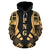 Papua New Guinea Polynesian ll Over Hoodie Yellow Tattoo - Polynesian Pride