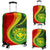 Hawaii Kanaka Maoli Luggage Cover, Polynesian Manta Ray Suitcase Covers Black - Polynesian Pride