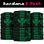 Hawaii Kanaka Kakau Polynesia Bandana 3 - Pack - Green - Polynesian Pride