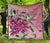 Hawaii Clematis Humming Bird Premium Quilt Pink - Polynesian Pride