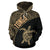 Tonga Hoodie Tonga Turtle Mermaid Polynesian Tattoo Gold Version - Polynesian Pride