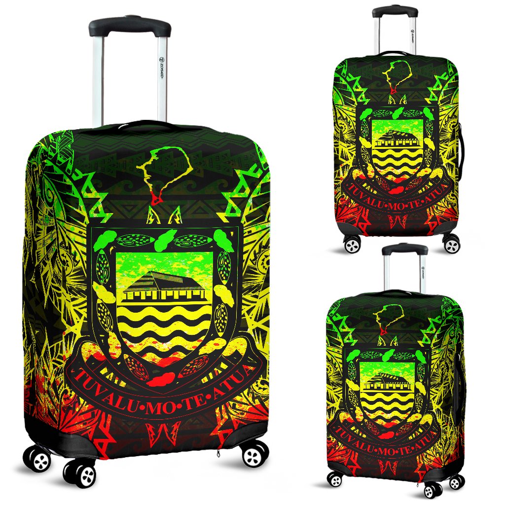 Tuvalu Polynesian Luggage Covers Map Reggae Reggae - Polynesian Pride