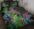 Hawaii Shark Turtle Tropical Polynesian Quilt Bed Set - Happy Style - AH - Polynesian Pride