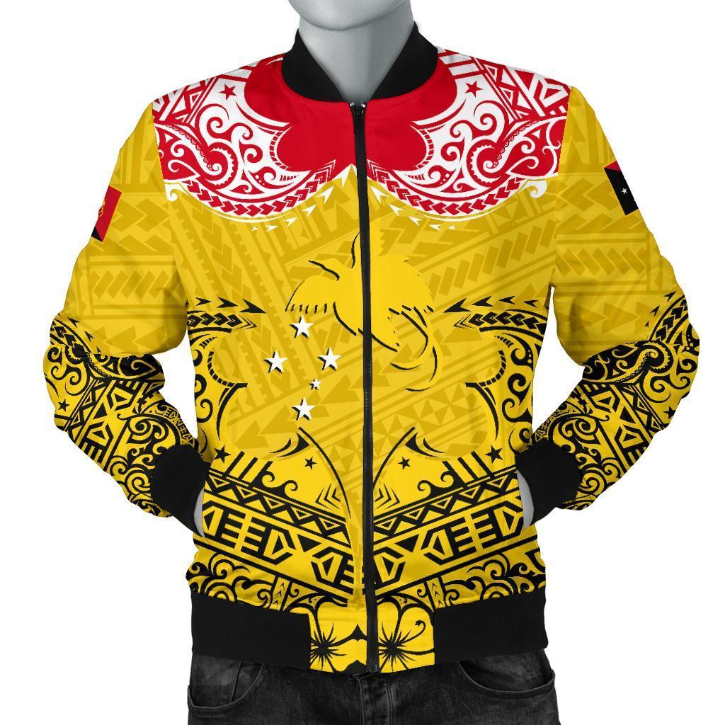 Papua New Guinea Men's Bomber Jacket Melanesia - Polynesian Pride