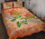 Hawaii Turtle Plumeria Polynesian Quilt Bed Set - Mira Style - AH - Polynesian Pride