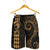 Hawaii Warrior Men's Shorts Gold - Polynesian Pride