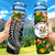 Niue Hydro Tracking Bottle - Seal Spiral Polynesian Patterns Hydro Tracking Bottle - Niue 32oz Large Black - Polynesian Pride