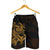 Polynesian Hawaii Men's Shorts - Kanaka Maoli Gold Turtle - Polynesian Pride