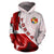 Tonga Polynesian Hoodie Waving Silky Flag - Polynesian Pride