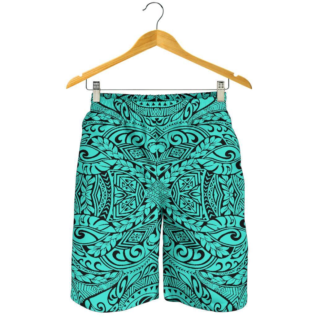 Polynesian Culture Turquoise Men's Short - Polynesian Pride