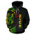 Niue Polynesian Hoodie Line Reggae - Polynesian Pride