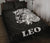 Sun In Leo Zodiac Quilt Bed Set Polynesian Tattoo Simple - White Black - Polynesian Pride