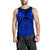 Polynesian Men's Tank Top, Maui Tattoo Polynesian Patterns (Blue) - Polynesian Pride